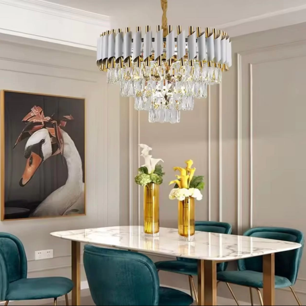 Candelabru Lion White 6 Surse Iluminare