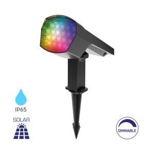 Lampa LED Gradina Solara 12W RGB IP65