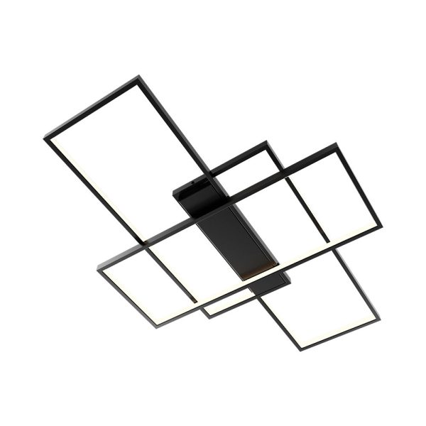 Lustra LED Aplicata 80W Nela Black