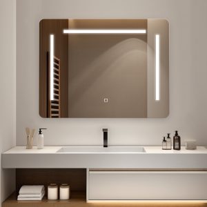Oglinda LED 80x60cm Sticla Premium Anti-Aburire