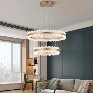 Candelabru LED 288W Maro cu Telecomanda, 3 Tipuri de Lumina 60+40cm LLT9890/2CF