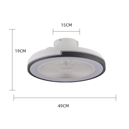 Lustra LED cu ventilator, 6 Trepte de Viteza, Telecomanda inclusa, Iluminare Reglabilă și Mod Vară/Iarna - imagine 3
