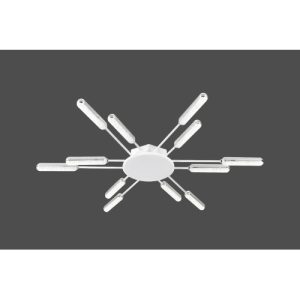 Lustra LED 190W Aplicata Space White, 3 Tipuri De Lumina LL77263