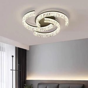 Lustra LED 66W IceGrid Round, 3 Tipuri Lumina, Telecomanda, LLG5414-500